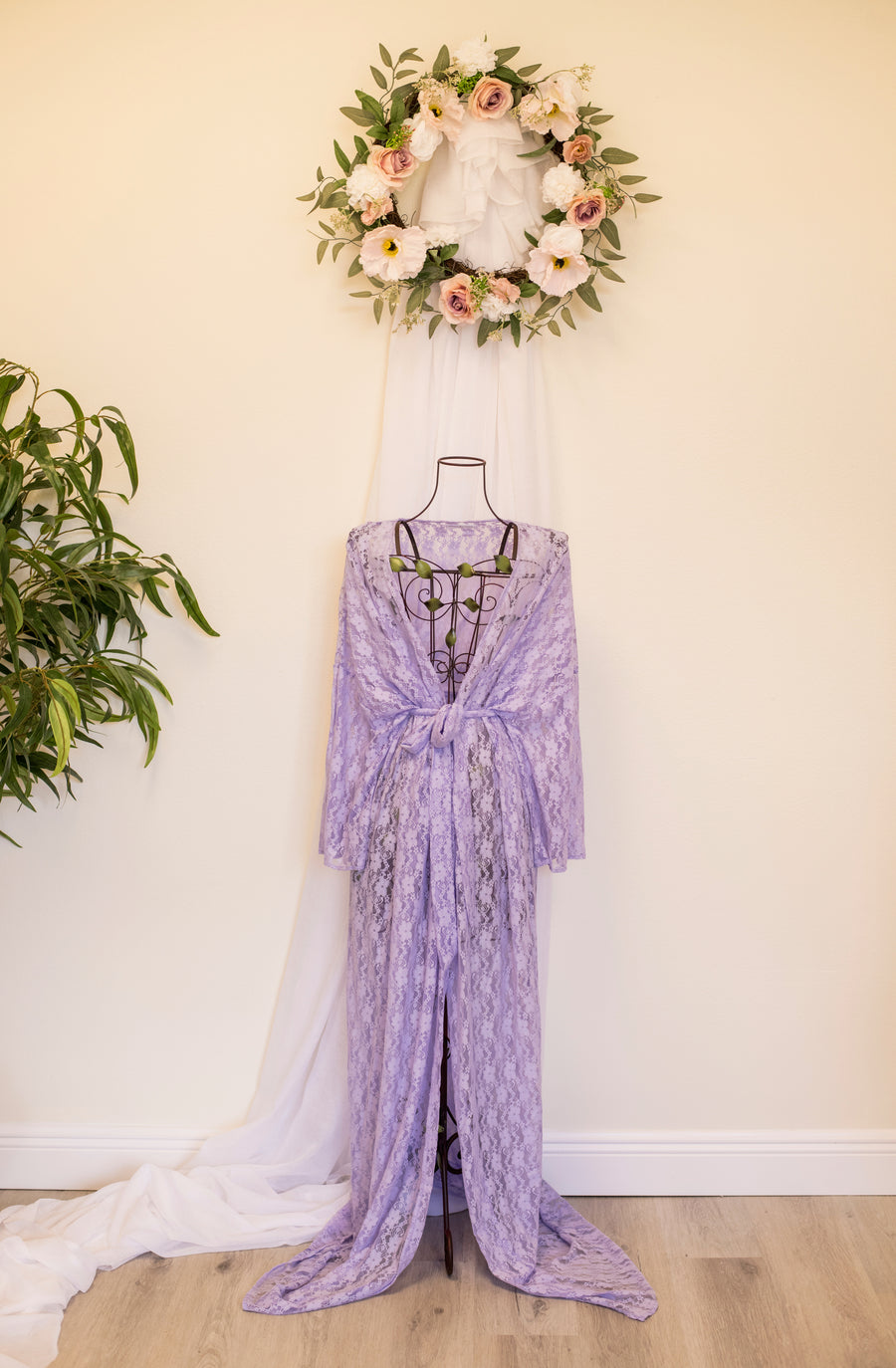 Lilac Lace Kimono