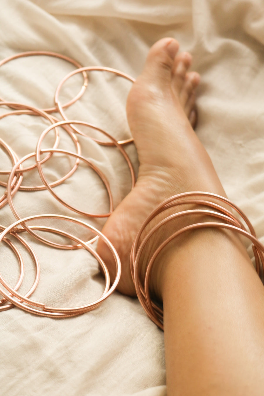 Copper Anklet - NerissaNefeteri